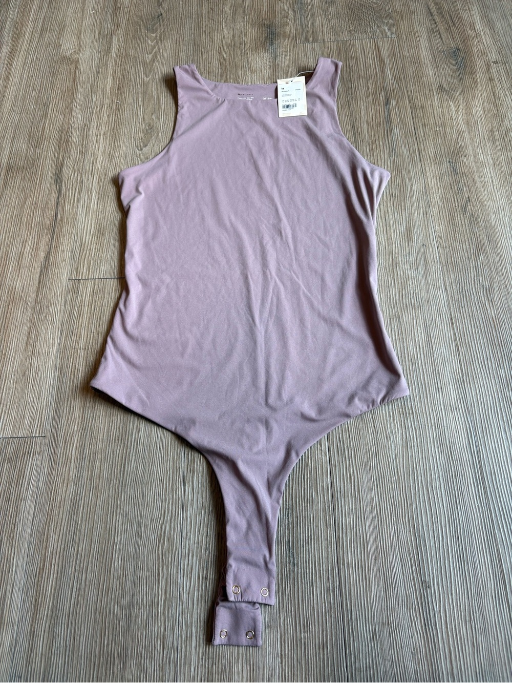 NWT Inlyric High Neck Bodysuit - Argyle Purple - Size S